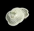 50th Wedding Anniversary White Porcelain Keepsake Trinket Box #42653