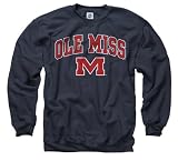 Mississippi Rebels Navy Perennial II Crewneck Sweatshirt