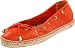 Lauren Ralph Lauren Women's Adeana Closed-Toe Espadrille,Tangerine,10 M US