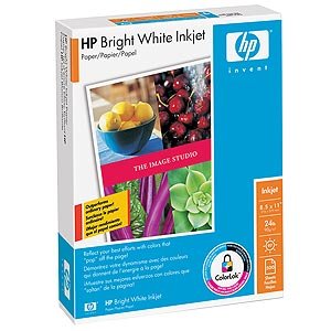 HP Business Communications Inkjet Paper, Bright White, Letter Size (8.5 x 11), 500 per Ream (20300-0)