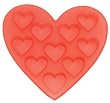 Eddingtons Silicone Heart Ice Cube Tray