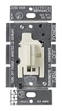 Lutron AB-ADH-LA Abella Companion Dimmer with Wallplate, Light Almond