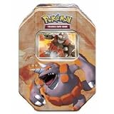 Review Nintendo/GameFREAKS  / Pokemon 2008 Holiday Collector Series 1 Tin Set Rhyperion with Rhyperion Foil Card