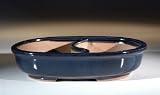Bonsai Boy's Ceramic Bonsai Pot - Land/Water <br> 8.75 x 6.0 x 1.75