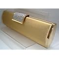 Gold Diamante Evening bag Clutch Purse Party Wedding