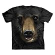 The Mountain Black Bear Face Mens T-shirt