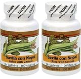 Savila Con Nopal - Aloe with Cactus - 500mg by Tadin, 60 caps (2 BOTTLES)