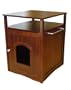Merry Pet Products Pet House, Litterbox Cover and Night Stand, Walnut, 20.5" D x 19" W x 25"H