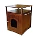 Merry Pet Products Pet House, Litterbox Cover and Night Stand, Walnut, 20.5" D x 19" W x 25"H