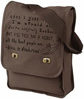 Messenger bag "Alice in Wonderland" By Lewis Carroll