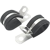 Allstar Performance ALL18303 1/2" Aluminum Line Clamp, (Pack of 10)