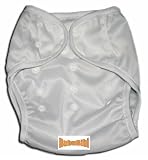 One Size Fit All- Diaper Covers for Prefolds or Regular Inserts PUL - WHITE