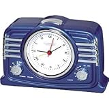 Clatronic MRC 671 Nostalgie Uhrenradio blau-metallic