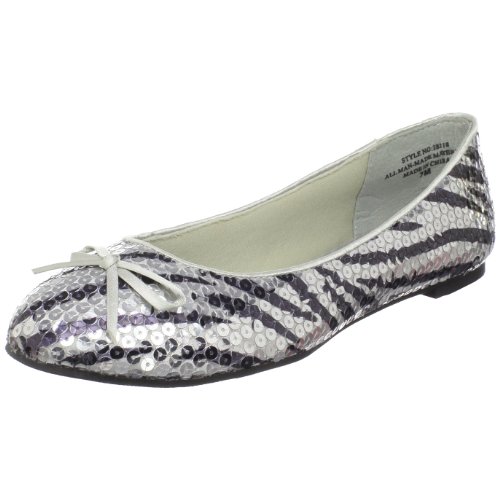 Annie Shoes Women's Sally Sequin Ballet Flat