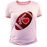 Artsmith, Inc. Jr. Ringer T-Shirt I Love Football