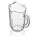 New Star 46229 Polycarbonate Plastic Restaurant Water Pitcher with 3 Spouts, 60-Ounce, Clear