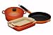 Le Creuset Cast Iron and Stoneware Gift Set, 4 Piece, Volcanic