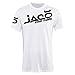 Jaco Male Jaco Overspray Crew TShirt - White