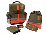 Eigenschaften Fredy Zwenger / SCHOOL-MOOD SCHULRANZENSET 'TIMELESS II' - 6-TLG. - MODELL LEO - OLIVE