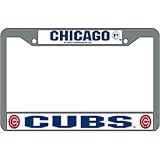 Chicago Cubs MLB Chrome License Plate Frame