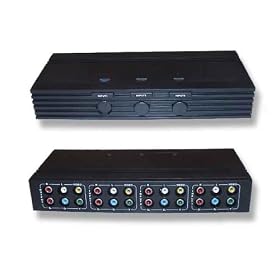 3-Port Component Audio Video Multi Selector