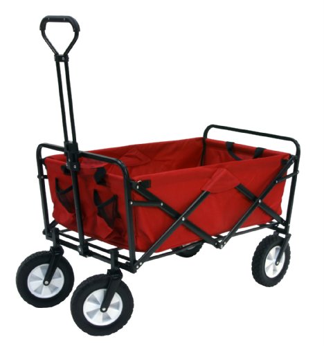 My KN. Mac Sports Red Multipurpose Folding Utility Wagon On Sale