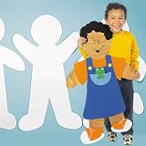 Giant Kid Shaped Cutouts to Decorate (1 dz)