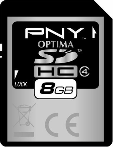 PNY Secure Digital (SDHC) Card High Capacity 8GB Optima Speicherkarte (original Handelsver Preisvergleich