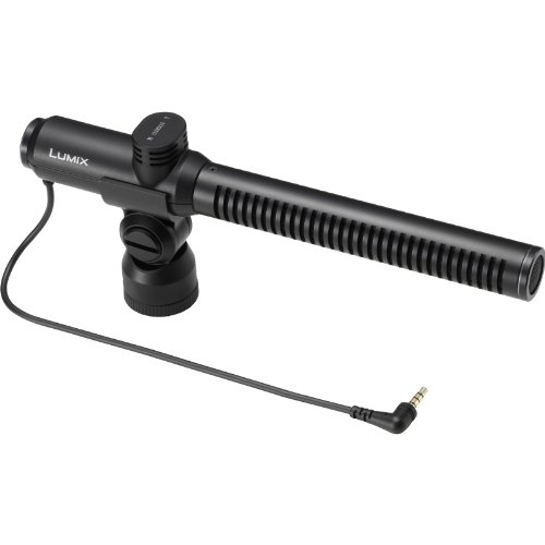 Panasonic DMW-MS2 Directional and Stereo Microphone with LED Video Light + Dual Shoe Bracket + Kit for Lumix DMC-G6 & GH3 Digital Cameras
