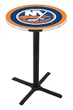 36" New York Islanders Counter Height Pub Table - Cross Legs