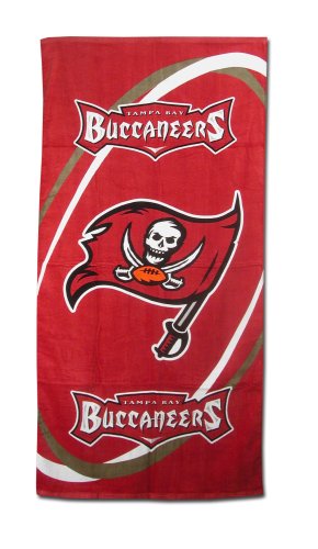 Tampa Bay Buccaneers Fiber Reactive Pool/Beach/Bath Towel (Team Color)