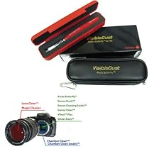 Visible Dust Arctic Butterfly SL 700, Rotary Motion Fiber Sensor Cleaning Brush for "ALL" Level DSLR Cameras - with Leather Carry Case