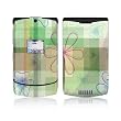 Plaid Flower Design Protective Skin Decal Sticker for Motorola RAZR V3xx Cell Phones