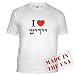I Love Yiddish Love Fitted T-Shirt by CafePress