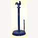 Old Dutch 051SB 2-Tone Rooster-Design Standing Paper-Towel Holder, Blue
