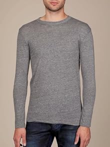 Men's Long-Sleeve Eco-Heather Crew