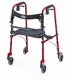 NOVA Cruiser De-Light 4010 Rolling Walker, Red