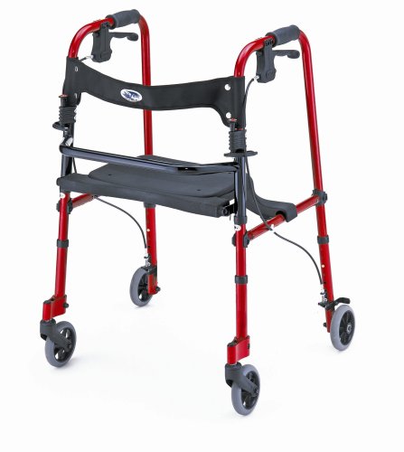 NOVA Cruiser De-Light 4010 Rolling Walker, Red
