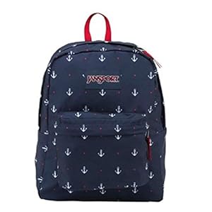 JanSport Mens Classic Mainstream Superbreak Backpack - Red Tape/Land Ahoy