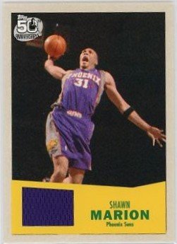 Shawn Marion Phoenix Suns 07-08 Topps 1957-58 Variations Jersey #31 Basketball Card