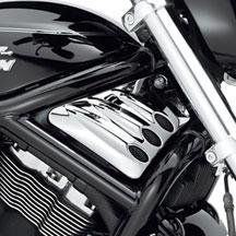 H-D Vented Chrome Side Covers for VRSC Models 66331-05