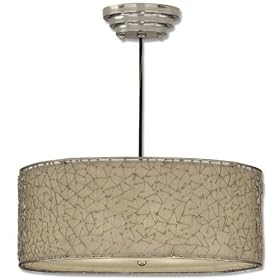 Uttermost 21154 Brandon Silver 3 -Light Hanging Shade