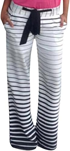 Innovateyfm Women's Loose High Waist Wide Leg Palazzo Pants Medium Zebra