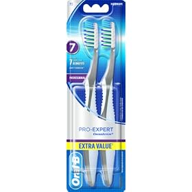 Oral-B - 75067224 -Brosse � dents manuelle Pro-Expert Cross Action Professional medium x 2