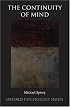The Continuity of Mind (Oxford Psychology)