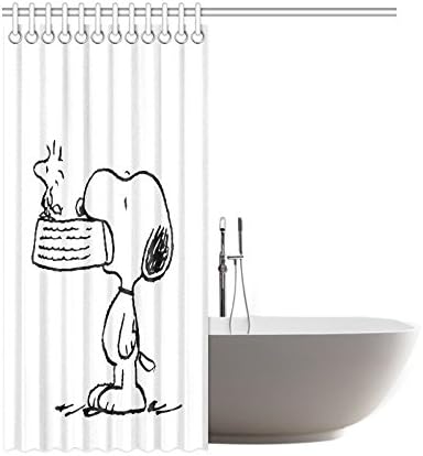 Cartoon Shower Curtain 60"x72" - Waterproof Polyester Fabric