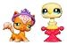 Hasbro - 667631481 - Littlest Petshop - Petshop Duo Et Son Sac - Vague 4 - Chat et Colombe