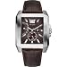 Guess W13075G2 Gents Structure Brown Dial and Leather Strap Watch