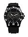 Superman Black Logo Watch with Black Silicon Strap (SUP9032)