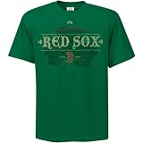 Majestic Boston Red Sox Youth Kelly Green Irish Baseball T-shirt
